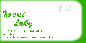 noemi laky business card