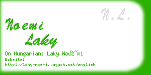 noemi laky business card